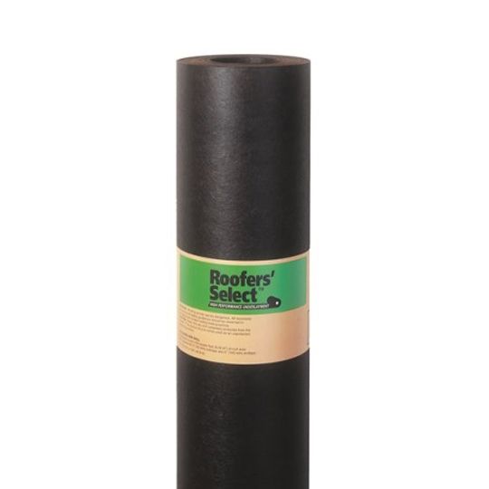 CertainTeed Roofing Roofers' Select&reg; High Performance Underlayment - 4 SQ. Roll Black