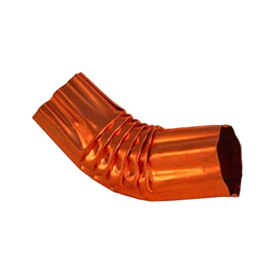 Berger Building Products 16 Oz. 3" Round Corrugated Copper 60&deg; Elbow