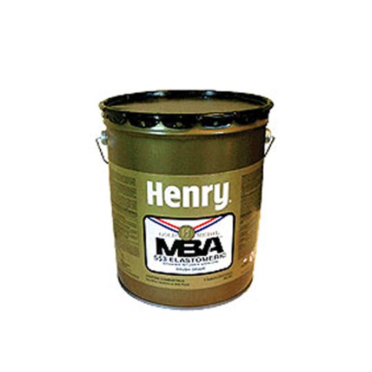 Henry Company 553 MBA Elastomeric Modified Bitumen Adhesive Brush Grade - 5 Gallon Pail Black