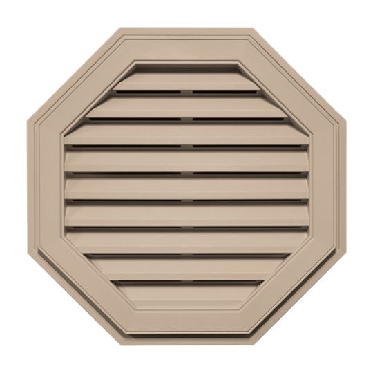 Mid-America Siding Components 22" Octagon Gable Vent Forest Green (028)