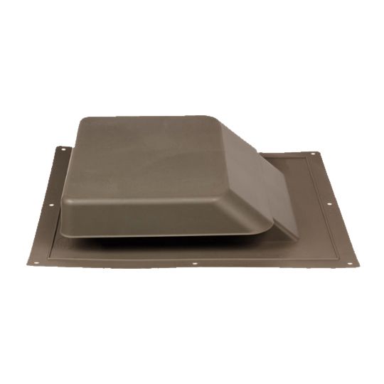 GAF 18-1/2" MasterFlow&reg; Slant-Back Plastic IR61 Roof Louver Grey