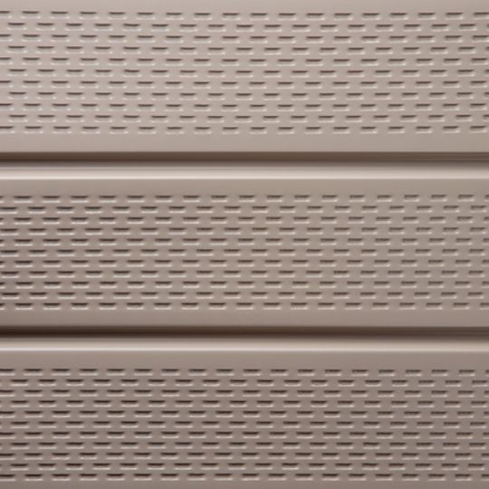 Rollex 12" System 3 Aluminum Vented Soffit Panel Snowmist