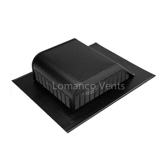 Lomanco Model 750 Slant Back Static Roof Louver Black