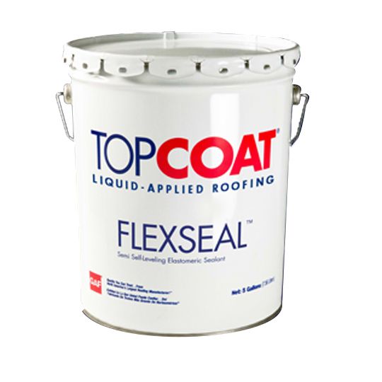 GAF TOPCOAT&reg; FlexSeal&trade; Sealant 1 Gallon Can White