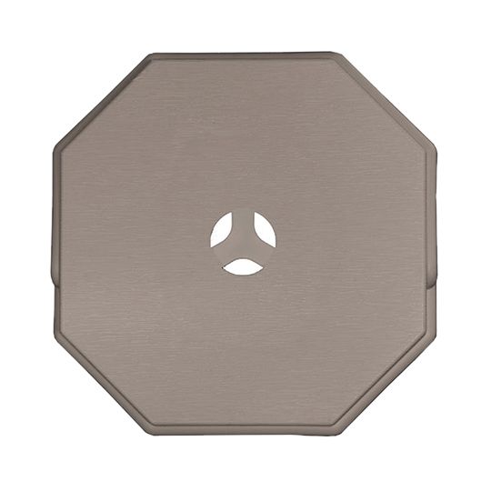 Mid-America Siding Components SurfaceMaster&reg; Octagon Mounting Block for 4" to 10" Siding 126