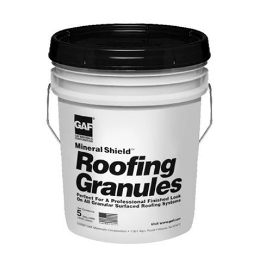 GAF Mineral Shield&trade; Roofing Granules 5 Gallon Pail Black