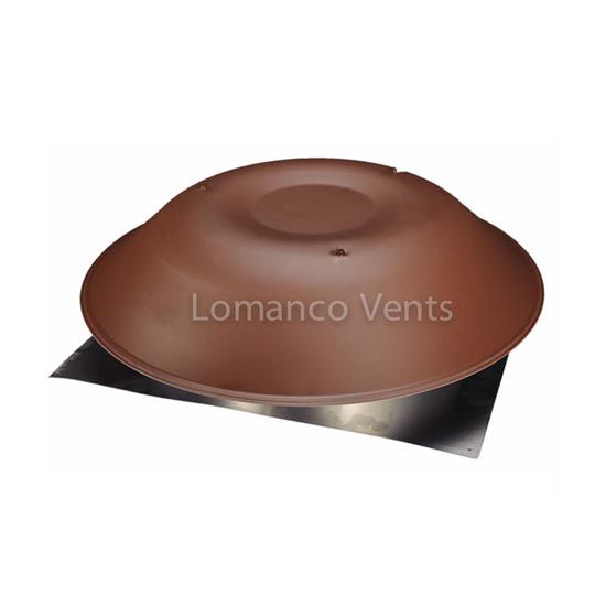 Lomanco 135-Series Dome Static Roof Louver White