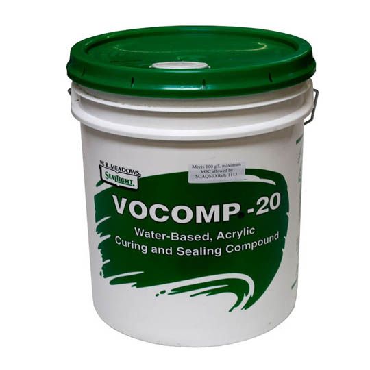 WR Meadows Vocomp&reg;-20 Curing & Sealing Compound - 5 Gallon Pail