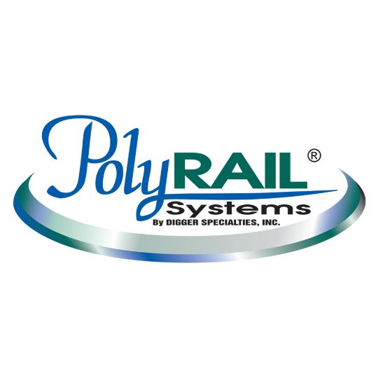 Poly Rail Aluminum Continuous Mount Handrail White