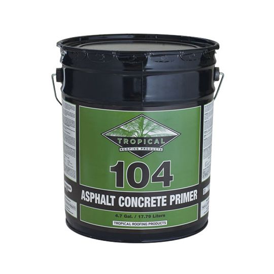 Tropical Roofing Products 104 Asphalt Concrete Primer - 5 Gallon Pail