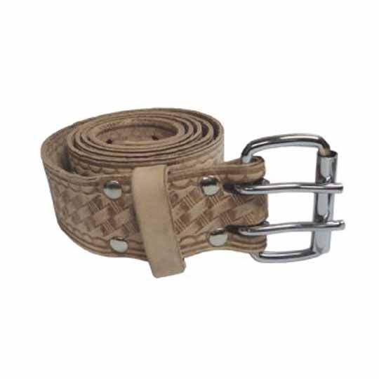 C&R Manufacturing 2" Heavy Duty Leather Belt Tan