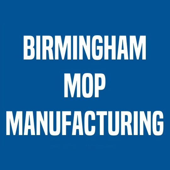 Birmingham Mop Manufacturing Pin Mop 3.5# 56 Oz. Blue
