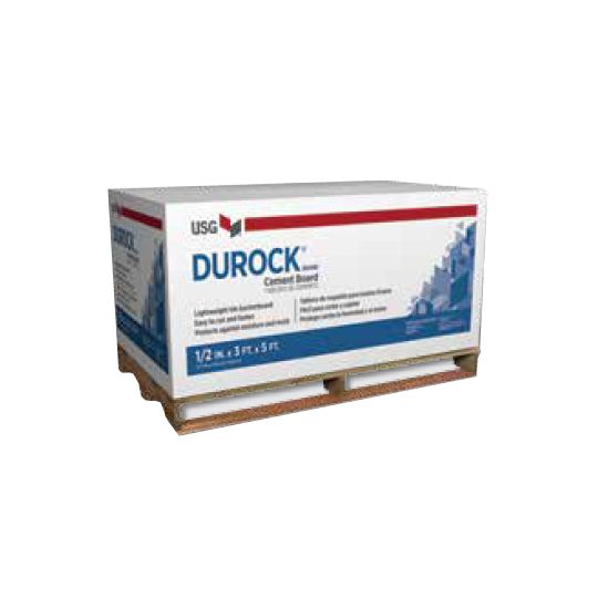 U.S. Gypsum 1/2" x 3' x 5' Durock&trade; Cement Board
