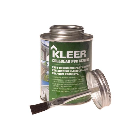 Kleer PVC Cement - 16 Oz. Can White