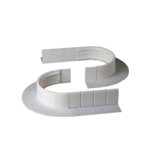Versico 6" VersiFlex&trade; PVC Molded Sealant Pocket Individual Piece White