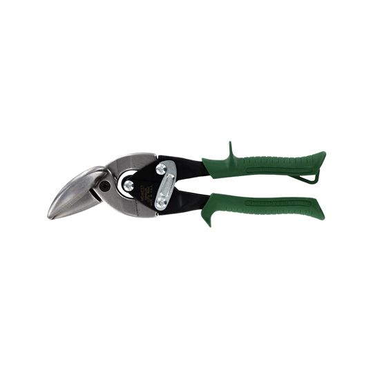 Midwest Tool & Cutlery Special Hardness Right Offset Aviation Snips Green