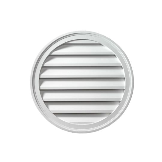Fypon Molded Millwork 30" Functional Round Louver