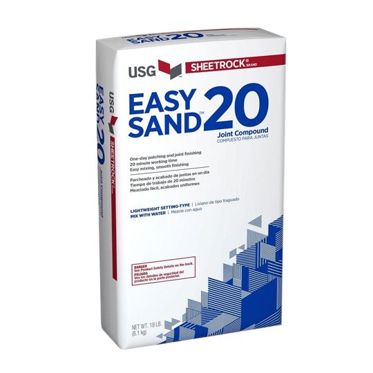 U.S. Gypsum Sheetrock&reg; Easy Sand&trade; 20 Minute Joint Compound - 18 Lb. Bag