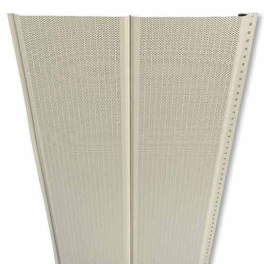Mastic Envoy Double 6" Perforated V-Groove Aluminum Soffit Panel London Brown