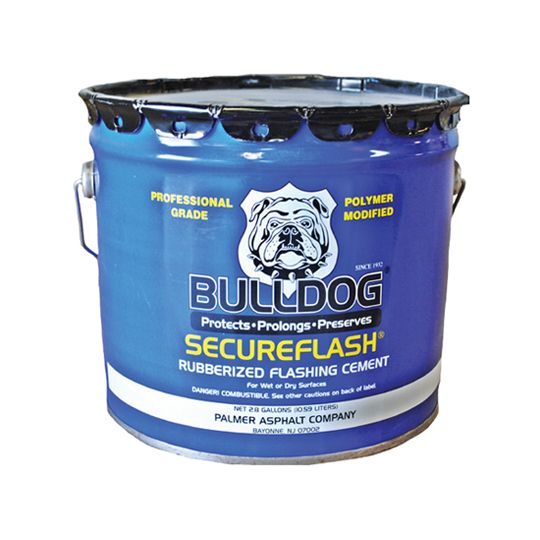 Palmer Asphalt #79AF Bulldog&reg; SecureFlash Rubberized Flashing Cement - 3 Gallon Pail