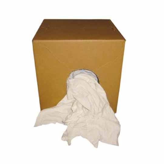 C&R Manufacturing Wiping Rag Knit - 10 Lbs. White