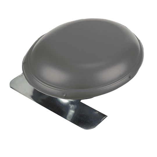 Air Vent Airhawk&reg; Round Galvanized Metal Static Dome Vent Weathered Wood