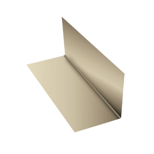 Metal Sales 5" x 7" Bent Aluminum Step Flashing - Pack of 100 Brown