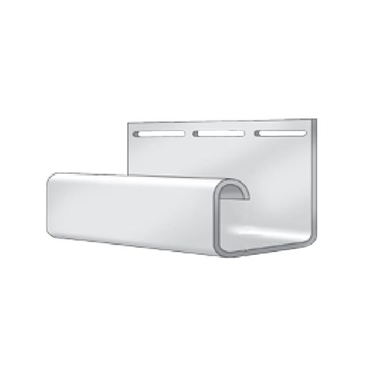 Royal Building Products 5/8" J-Channel - Matte Finish Sterling