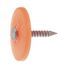 Generic 1-1/4" Plastic Cap Nails - Box of 2,000