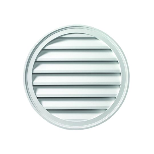 Fypon Molded Millwork 22" Decorative Round Louver