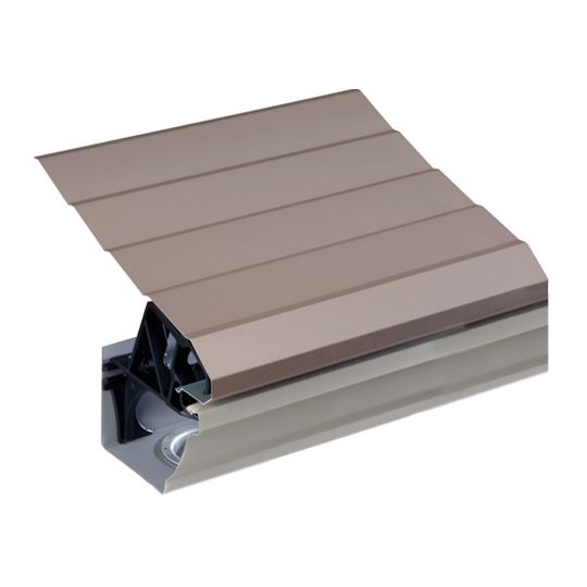 Quality Edge .024" x 13-1/2" x 61" TruGuard Aluminum Gutter Protection Panel with 5" Smart Clip Black
