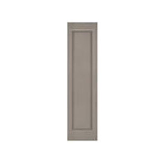 Mid-America Siding Components 18" x 59" Panel Shutter Clay