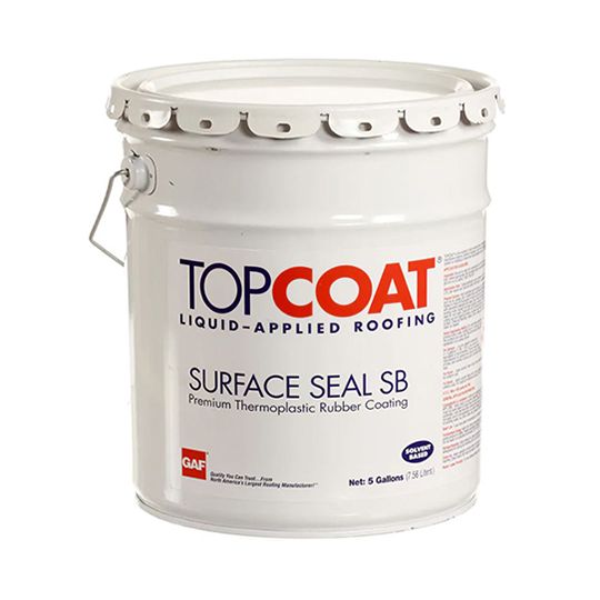 GAF TOPCOAT&reg; Surface Seal SB Primer 5 Gallon Pail Light Grey