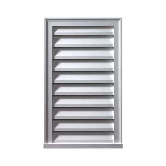 Fypon Molded Millwork 18" x 30" Decorative Vertical Louver