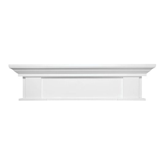 Fypon Molded Millwork 90" W x 18" H Large Door Crosshead with Bottom Trim