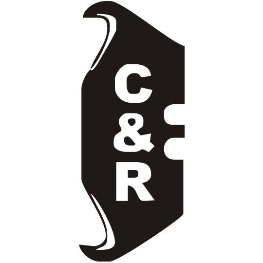 C&R Manufacturing Kirova Safety Glasses Black Frame/Smoke Lens