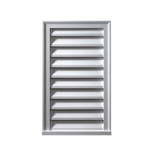 Fypon Molded Millwork 12" x 18" Vertical Louver