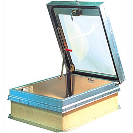 Bilco 36" x 30" Type "GS" Daylighting Roof Hatch featuring Skylight & 16" Modified Curb Liner