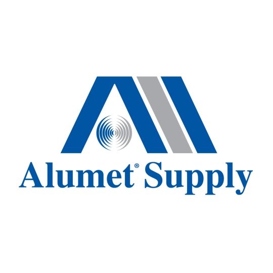 Alumet Supply .032 Gauge x 4' x 8' Painted Aluminum Sheet Dark Bronze/White
