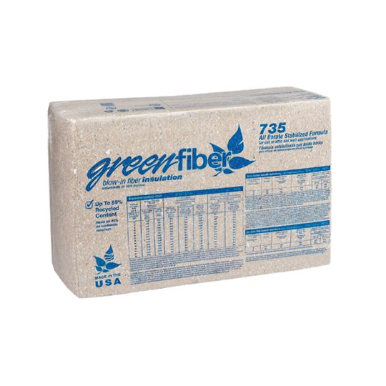 GreenFiber INS735 Stabilized Borate Cellulose Insulation - 30 Lb. Bag Blue