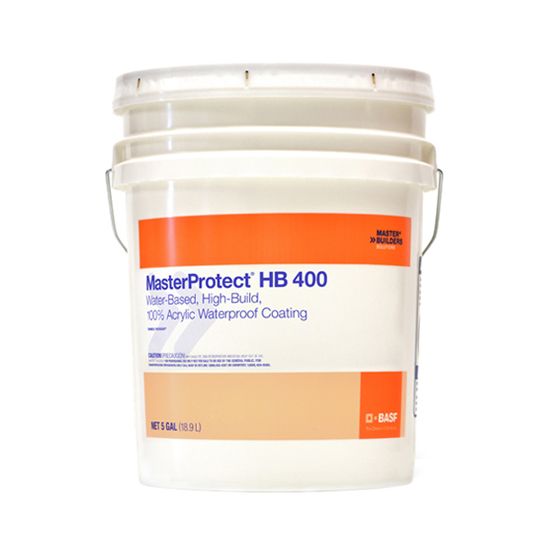 BASF MasterProtect&reg; HB 400 Waterproof Coating - Smooth Neutral - 5 Gallon Pail