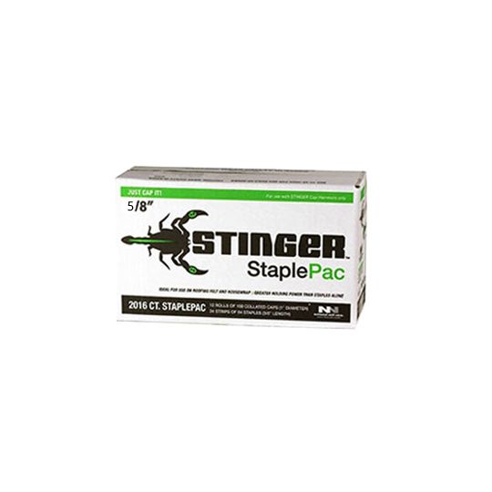 National Nail 5/8" STINGER&reg; StaplePac - Box of 2,000