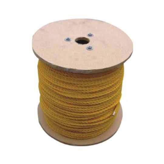 C&R Manufacturing 1/4" x 600' Poly Rope Yellow