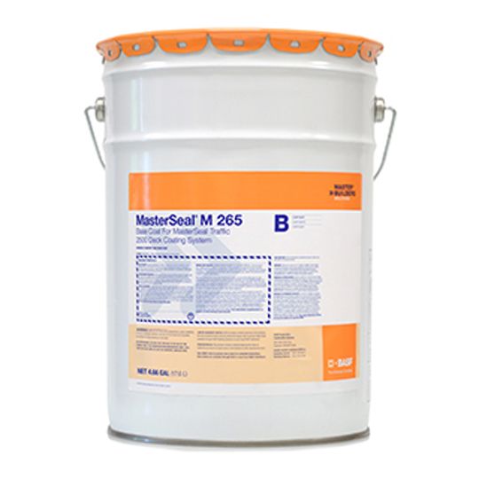 BASF MasterSeal&reg; M 265 2-Part Fast-Cure Basecoat - 4.66 Gallon Kit