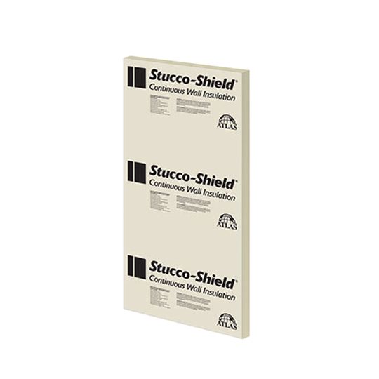 Atlas Roofing 1" x 4' x 8' Stucco-Shield&reg; Continuous Wall Insulation