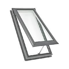 Velux 21" x 45-3/4" Rough Opening Deck Mounted Manual Venting Skylight...