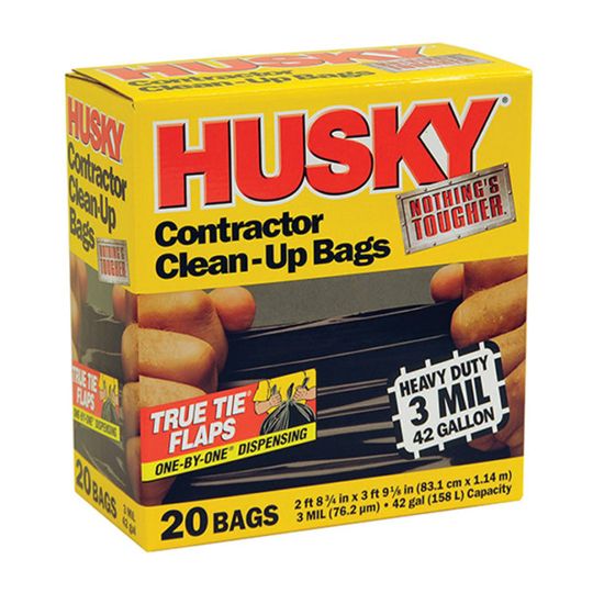 Poly-America Contractor Trash Bags - Box of 32