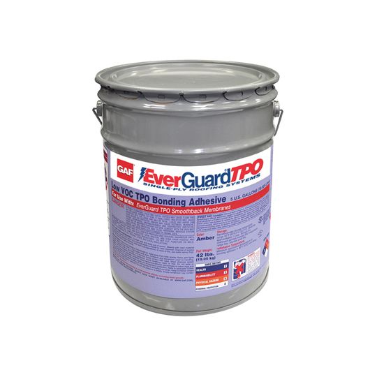 GAF EverGuard&reg; TPO 6 Square Low VOC Bonding Adhesive 5 Gallon Pail