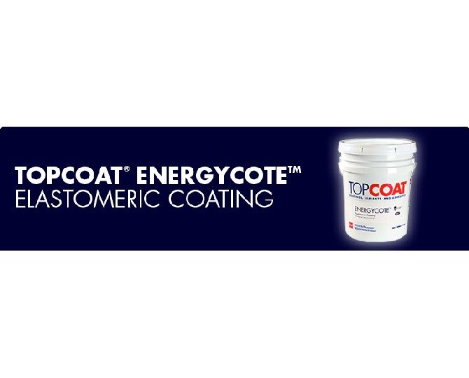 GAF TOPCOAT&reg; EnergyCote&trade; Elastomeric Coating 5 Gallon Pail White