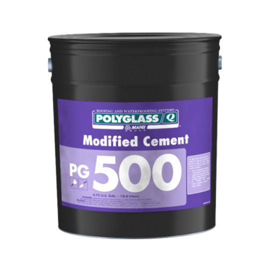Polyglass PG 500 Modified Cement 4.75 Gallon Pail